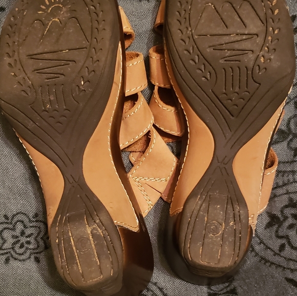 White Mtn women's leather sandals - Picture 3 of 5
